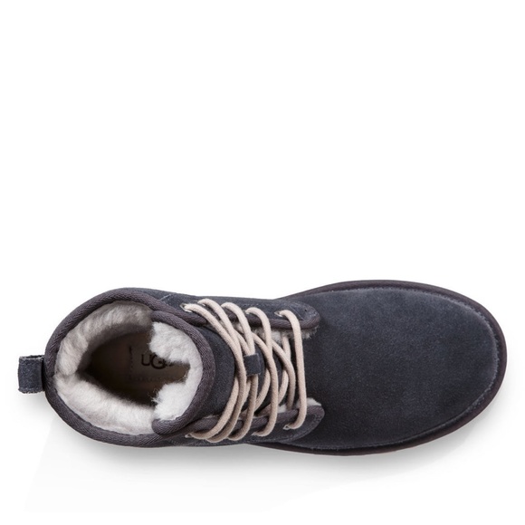UGG Harkley Suede Lace-Up Boots True Navy Blue 11 main image 2
